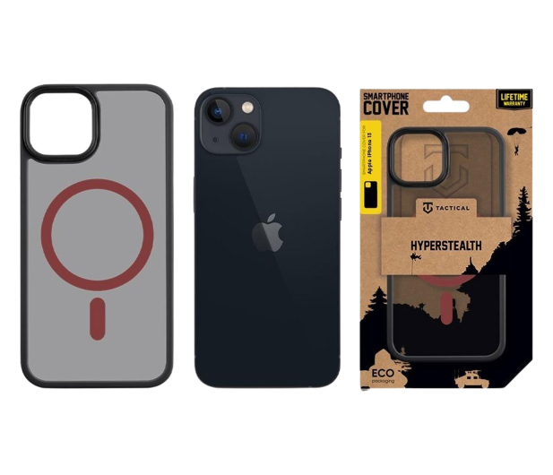Tactical MagForce Hyperstealth 2.0 Kryt pro Apple iPhone 13 Black/Red - 1514069 - zdjęcie 3